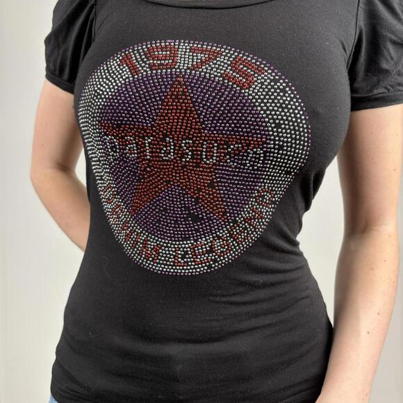 Parasuco Women's Black Tshirt - Picture 3 of 5